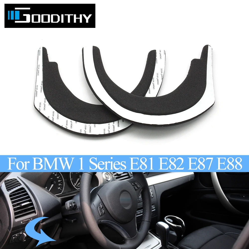 LHD RHD Car Front Dashboard Steering Wheel Lower Cover Sponge Backplate For BMW 1 Series E81 E82 E87 E88 51456982670 51456982800