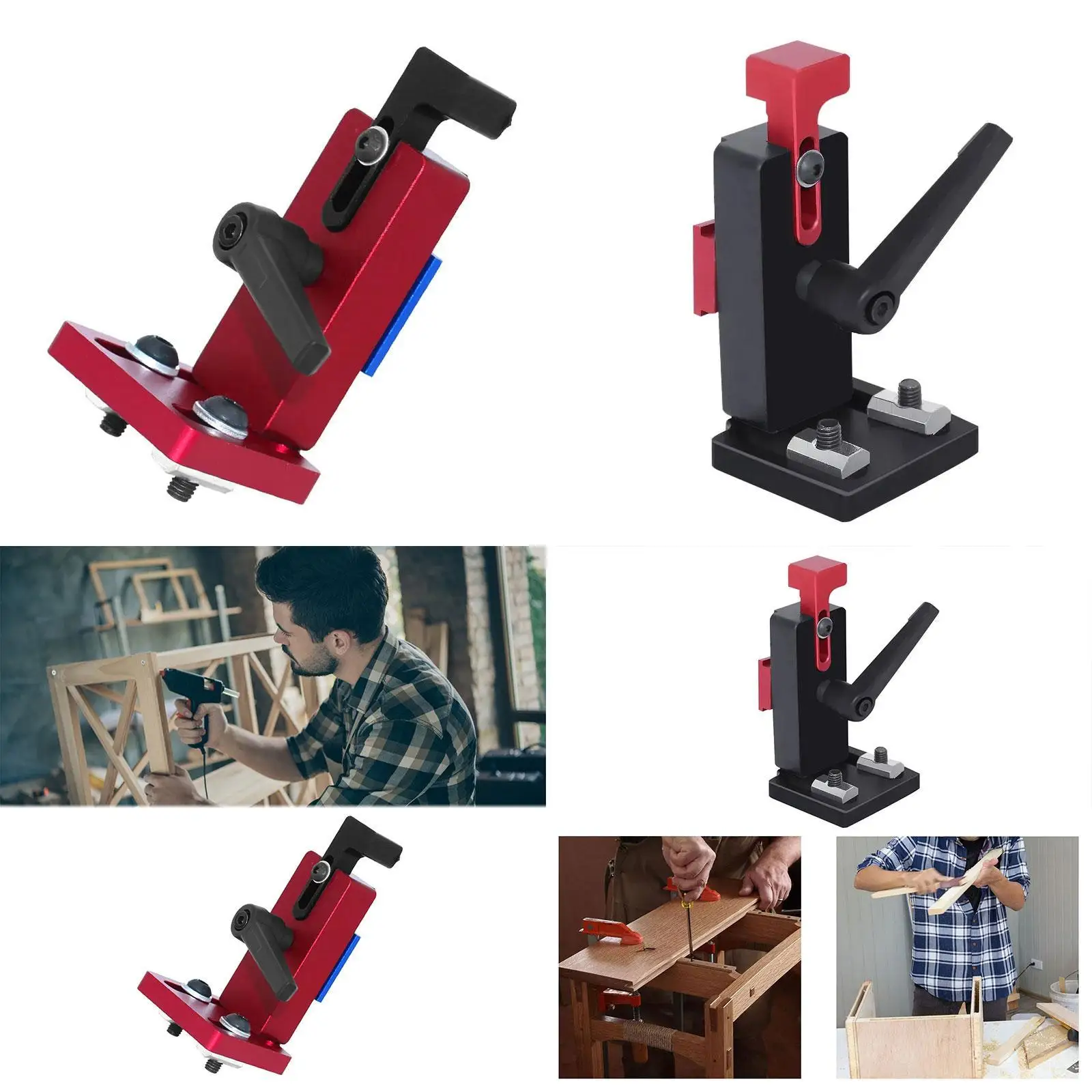 

45 Type Miter Track Stop for Standard T Track Woodworking Rail Sliding Chute