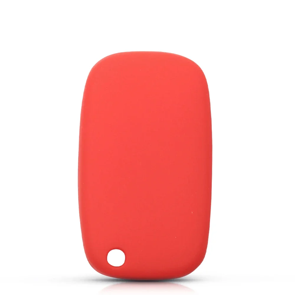 KEYYOU Remote 2 Buttons Silicone Key Case Rubber Flip Car Proctored Cover For Renault Modus Clio Megane Kangoo For Lada 2017