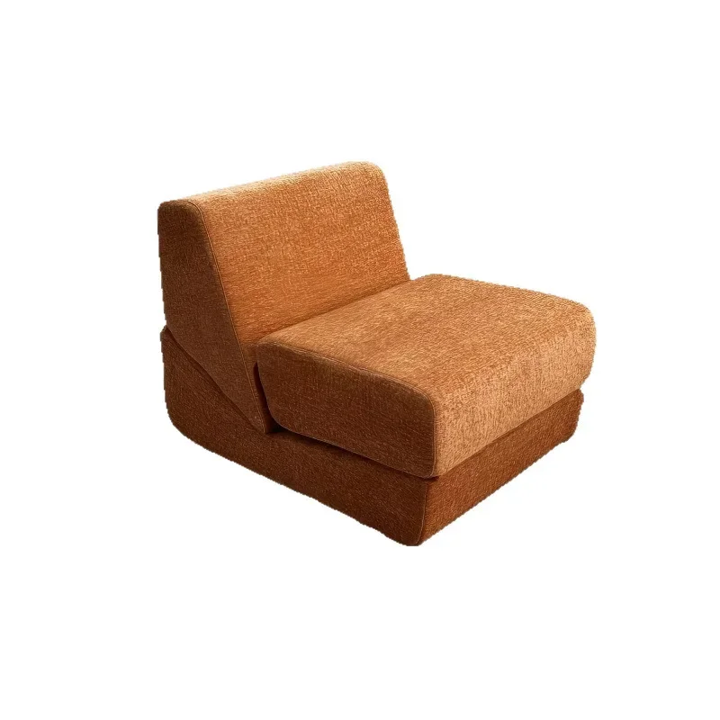 Vacuum roll bag compression sofa folding lazy recliner tatami skeleton-free single sofa