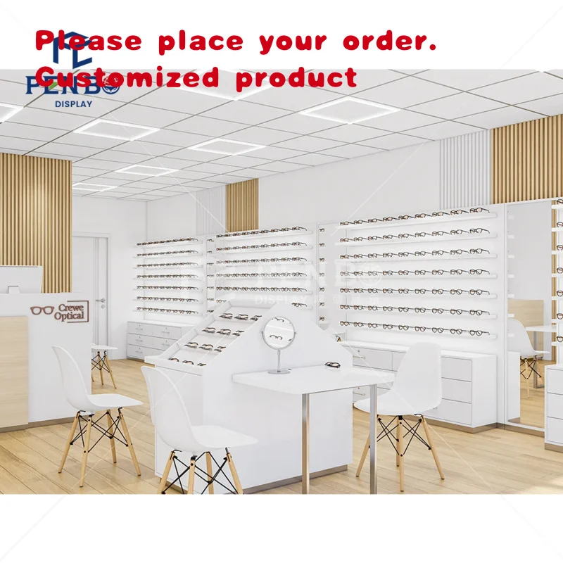 custom.Custom Optical Shop Window Display Ideas Wooden Eyewear Wall Display Cabinet Optician Glass Optical Shop Counter Design