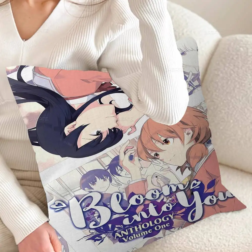 بلوم إنتو يو خمر غطاء الوسادة البوليستر وسائد أريكة وسائد رمي الزخرفية ديكور المنزل غطاء وسادة #5