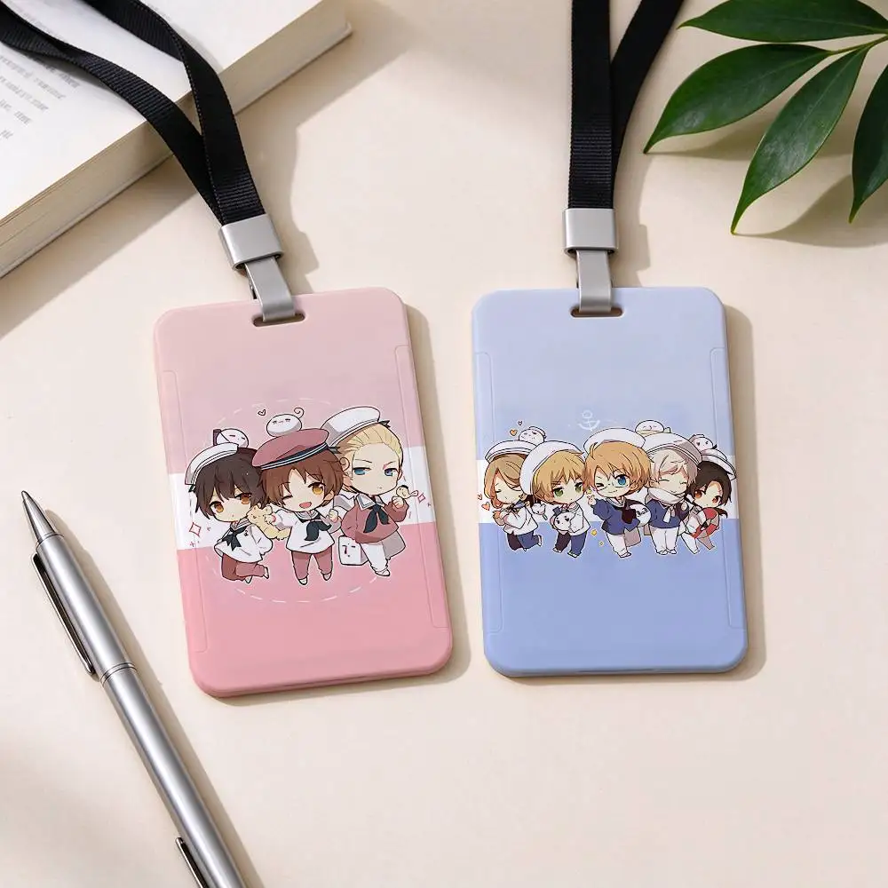 Axis Powers Hetalia NFC Contactless Sliding Card Sleeve For Student Cards, Bus Cards, ID Cards, And Work Permits