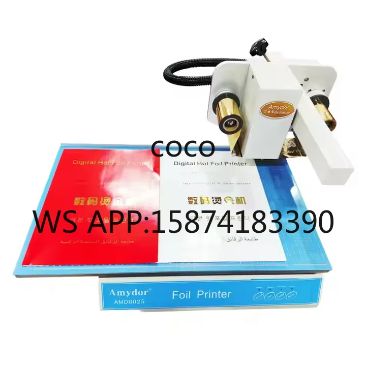 New Condition WD-825 Digital Gold Foil Printer, Automatic Non-Plate Stamping Machine for Paper Leather PVC