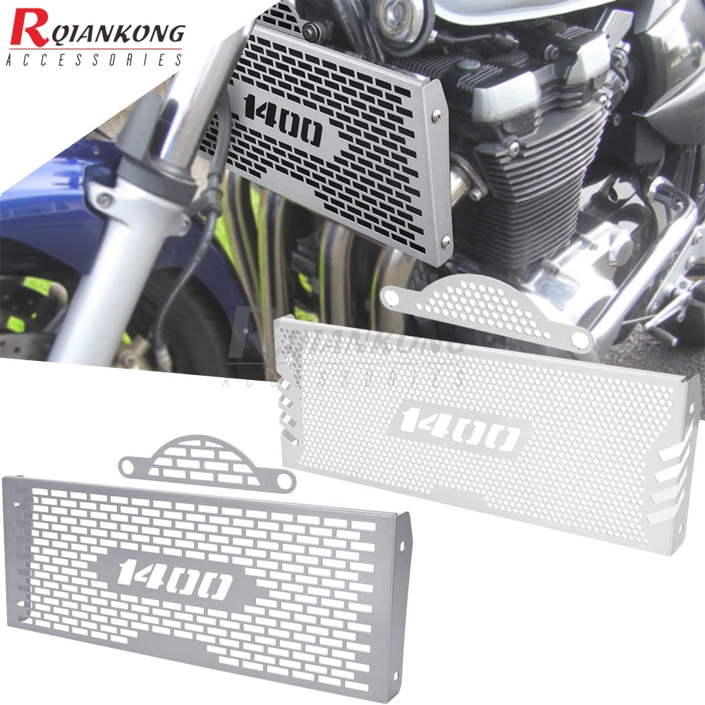 

Motorcycle Radiator Grille Guard Cover FOR SUZUKI GSX1400 GSX 1400 2002 2003 2004 2005 2006 2007 Water Tank Fan Protection Sets