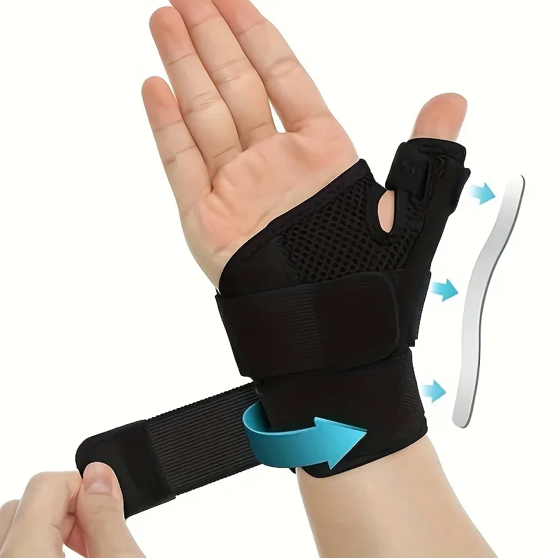 1PCS Stabilizing Thumb Splint Wrist Brace,Hand & Wrist Braces for Men Women,Thumb Support,Fits Both Right and Left Hand