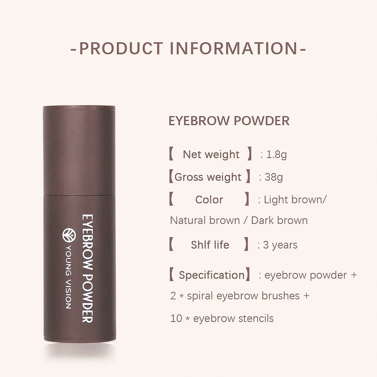 ชุดลายฉลุแสตมป์คิ้ว - 1 ชิ้น Eye Brow Stamp Shaping Kit ยาวนานกันน้ํา, แต่งหน้าคิ้วรูปร่างคิ้ว 10 ชิ้น
