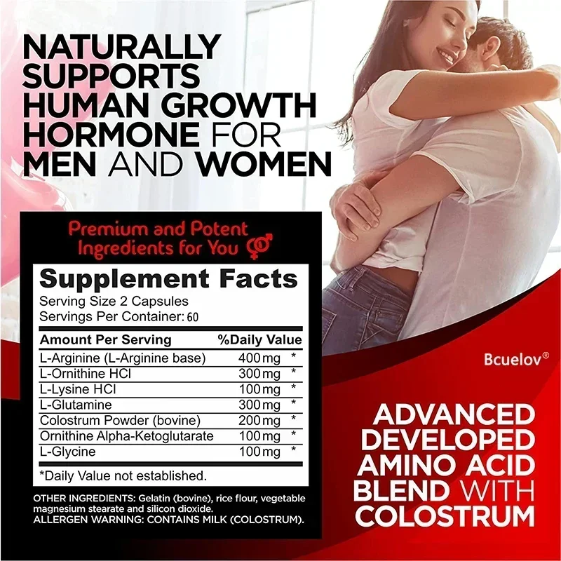 Enhancement Capsules for Men and Women, Increase Endurance, Increase Size and Vitality, Build Lean Muscle