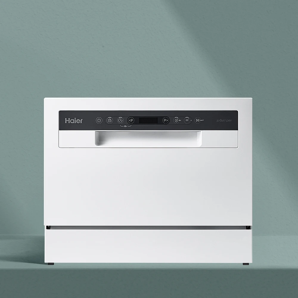 غسالة أطباق هاير هاير 1St كلاس 6 أكواب مع فتحة باب أوتوماتيكية_HDWA06AMFW #1