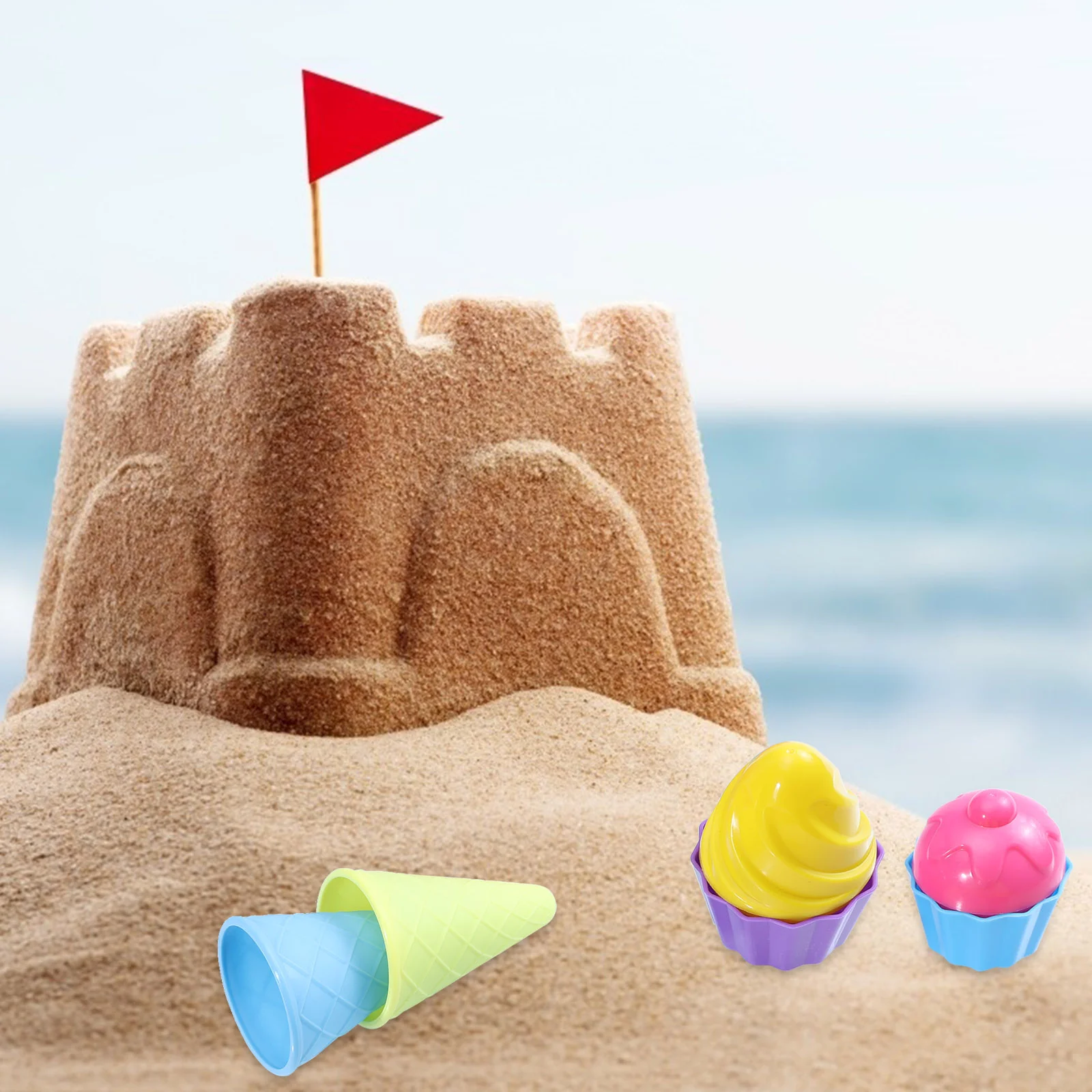 Sand Pit Playing Water Mold Outdoor Toys for Kids Children Beach Pp Digging Tools