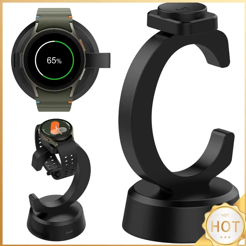 

Зарядная подставка-док-станция для часов Samsung Galaxy Watch 8/8 Classic/Ultra 2025/7, беспроводное магнитное зарядное устройство, замена оригинальной зарядки