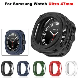 PC Watch Case For Samsung Galaxy Watch Ultra 47mm Cases Bumper All-Around Shell Protective Cover Smart Accessories