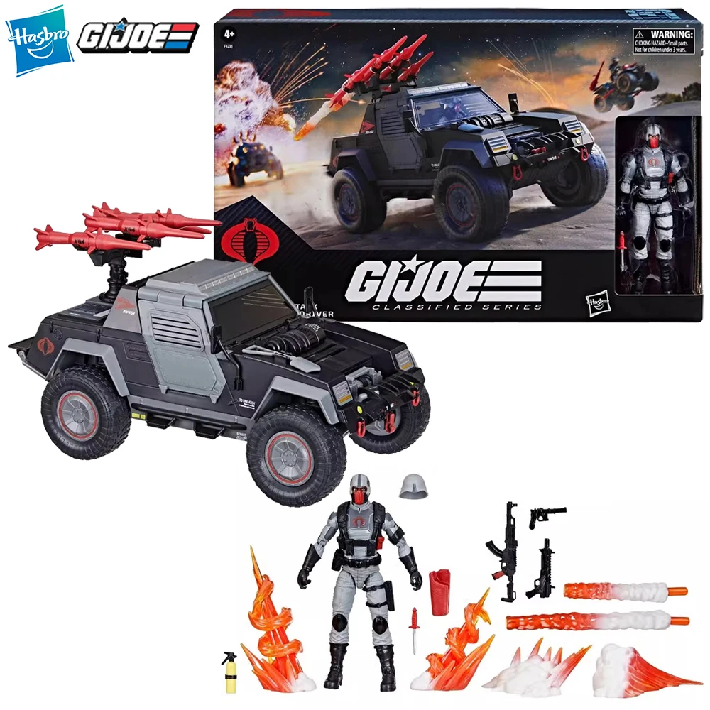 In-Stock Hasbro G.I. Joe Classified Series No.120 Cobra Night Attack 4-WD Stinger & Driver Nice Anime Figure Model Gift Toys