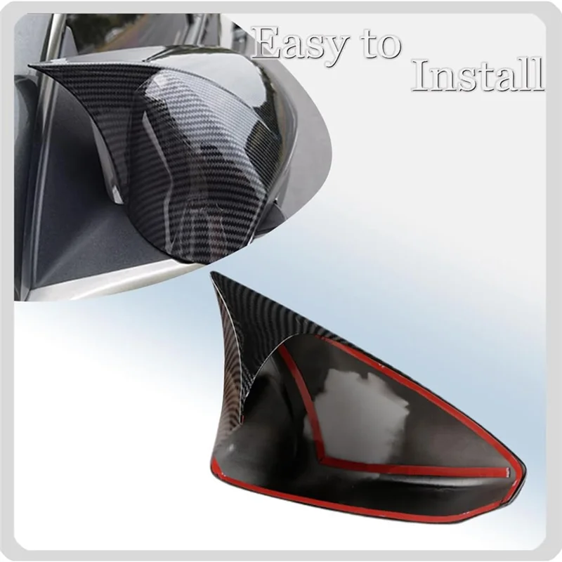 

AASS-For Kia Sorento 2016-2019 Car Rearview Side Mirror Cover Wing Cap Exterior Door Rear View Case Trim Accessories Carbon Fibe