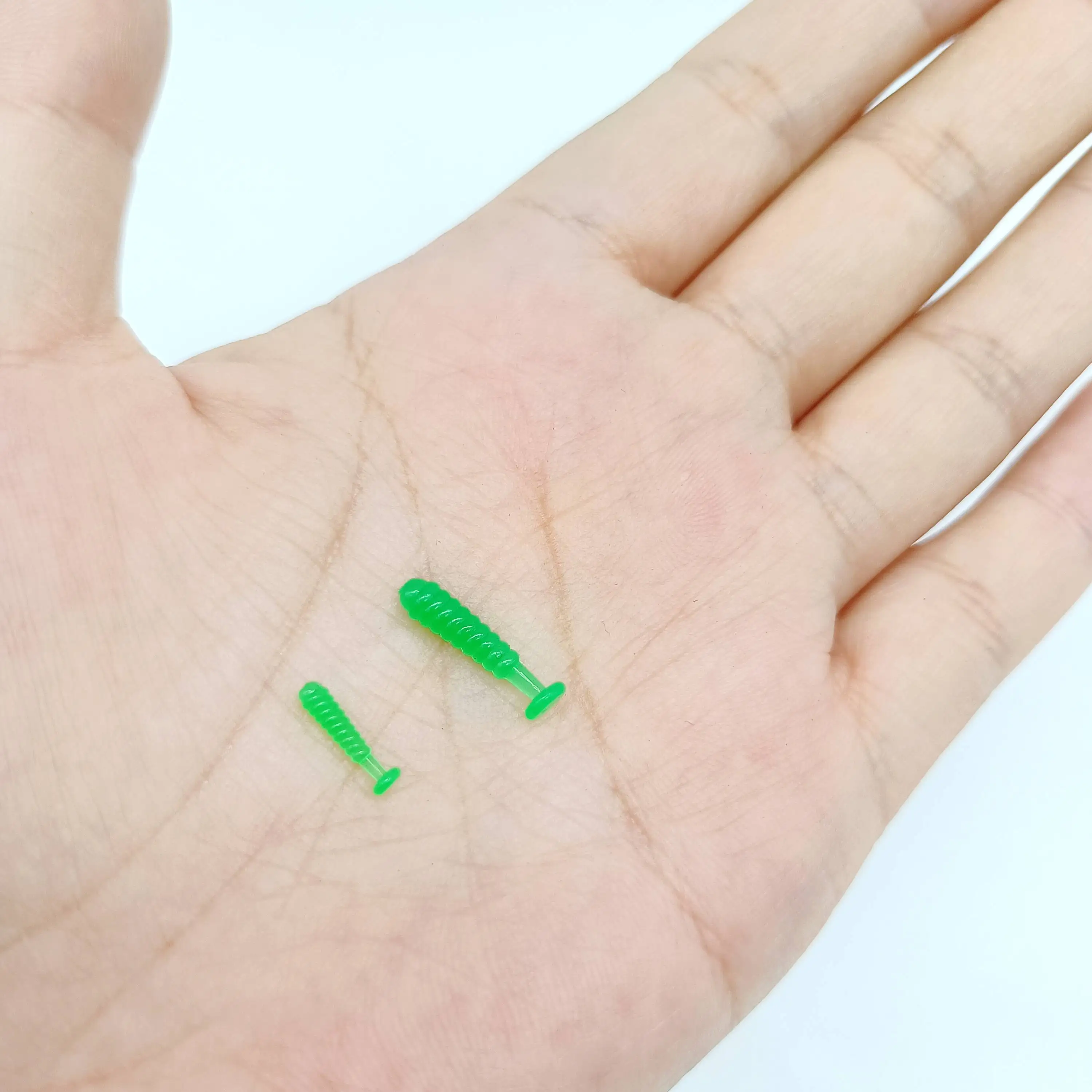 DUODUOYU 100PCS Mini Soft Lure Fishing Lure 10mm/15mm Small pvc T-tail silicone bait Isca Artificial wobbler Fishing Tackle