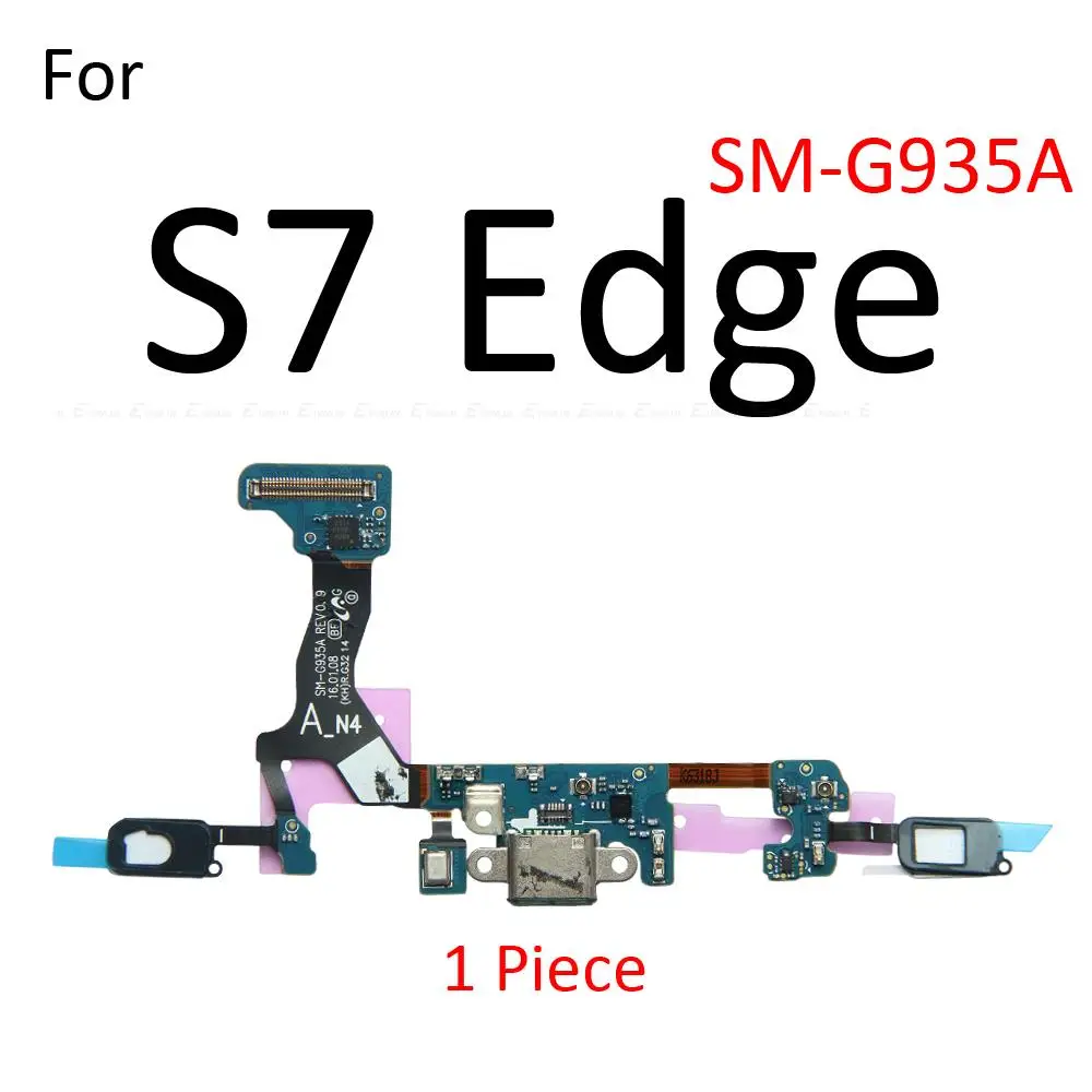 USB Charging Charger Dock Port Board With Microphone Mic Flex Cable For Samsung Galaxy S6 S7 Edge S8 S9 Plus