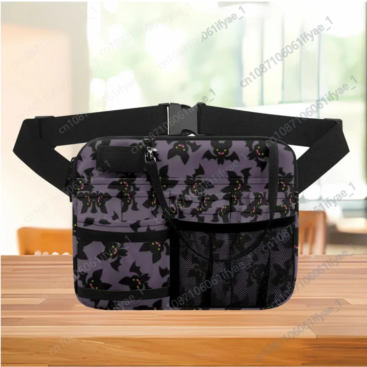 

Halloween Gift Nursing Storage Practical Waist Bag Print on Demand Adjustable Strap Medical Pack Multi Pocket Belt Bags Bolsos