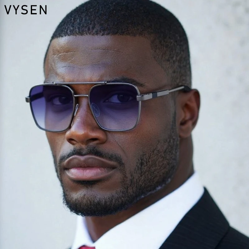 

Steampunk Square Sunglasses Men 2025 Luxury Brand Trendy Metal Frame Double Beam Sun Glasses For Male Outdoor Eyewear Shades