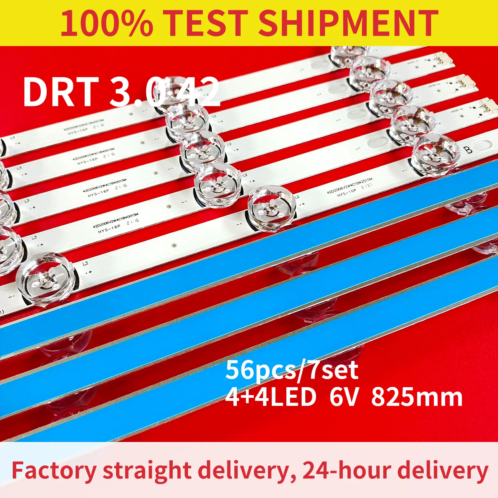 32Pcs New LED Strip 6V for DRT3.0 42 42LB560V 42LB5600 42LB585V 42LB5500 42LB5800 42LB561V 42LB560 42ly340c 42lf5850 42lf6200