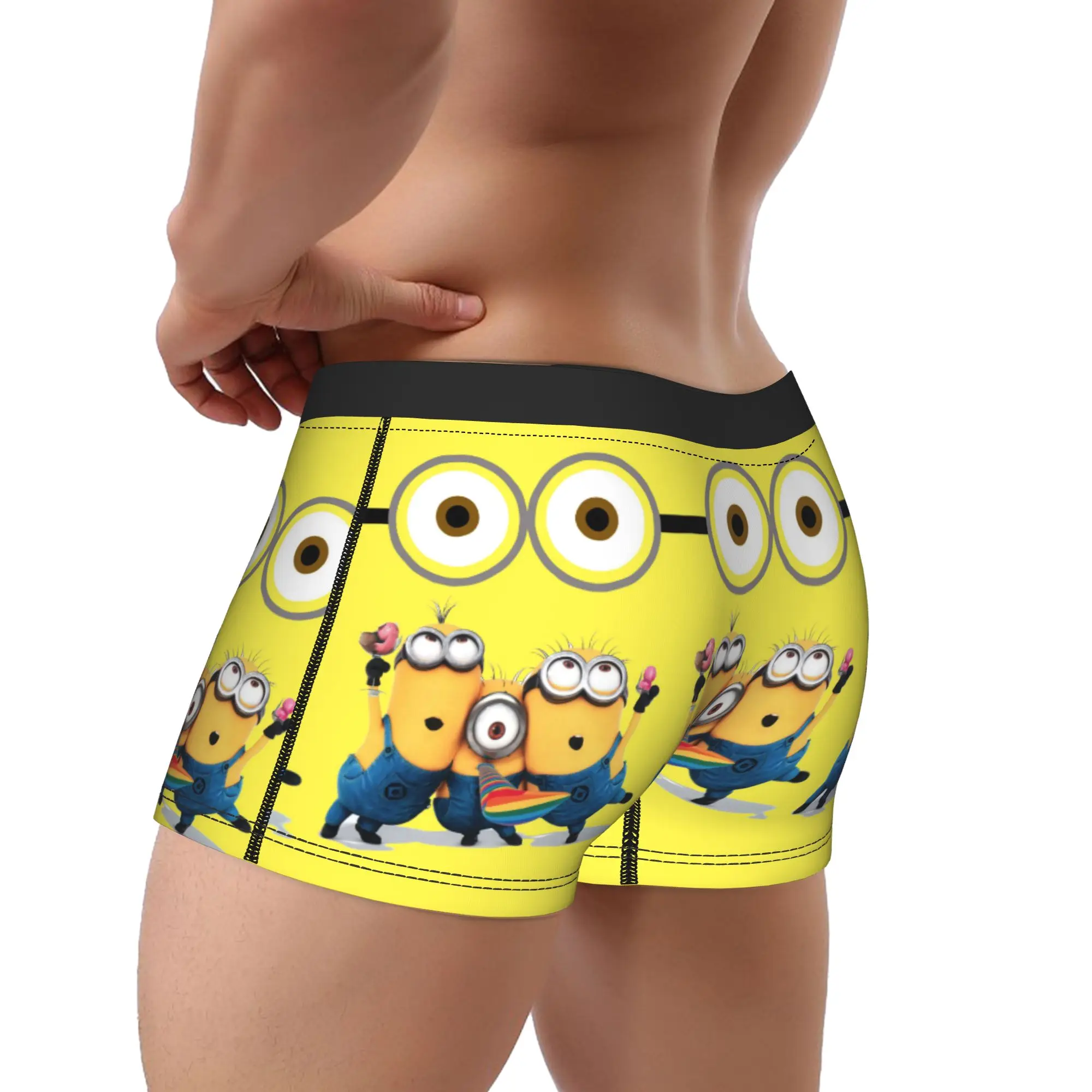 M-Minions Underwear Classic Panties Custom DIY Shorts Briefs For