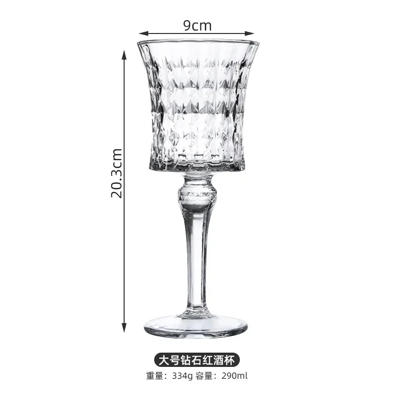 Luxury Crystal Wine Glasses Gold Foil Crystal Shot Glasses Champagne Glasses Wine Goblet Water Cup for Bar Wedding Party Glass