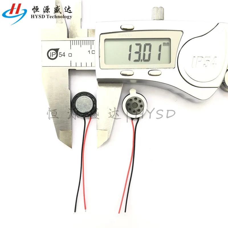 2pcs 8 Ohms 1 Watt Ultra-thin Horn Speaker 1W 8R Diameter 10mm 13mm 15mm 16mm 18mm 20mm 23mm 25mm 30mm two-line Loudspeaker