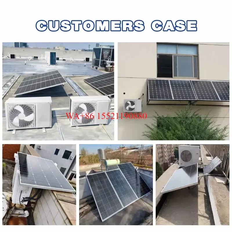 WMWMNU for Solar Air Conditioner 12000 Btu with Batteries Off Grid Split Unit Air Conditioning Solar Power System