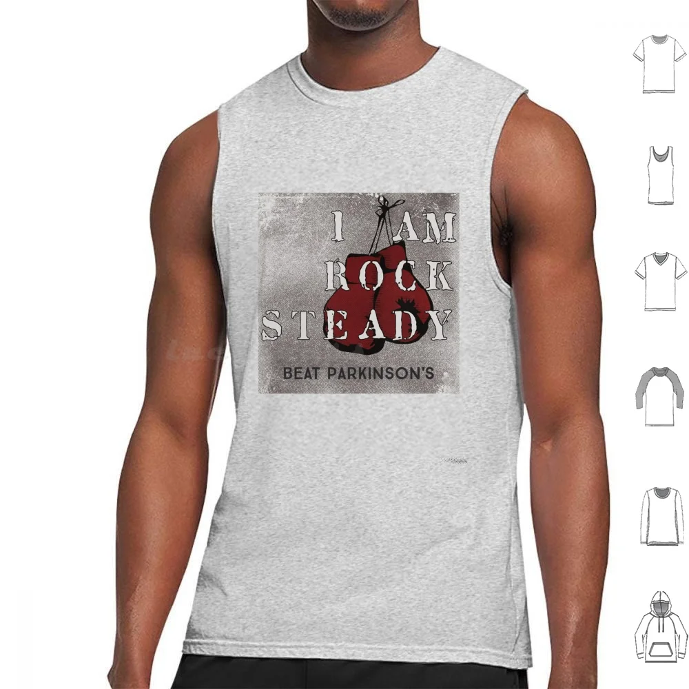 Rock Steady Boxing Parkinson's Débardeurs Gilet Sans Manches Parkinsons Steady Boxe Knock