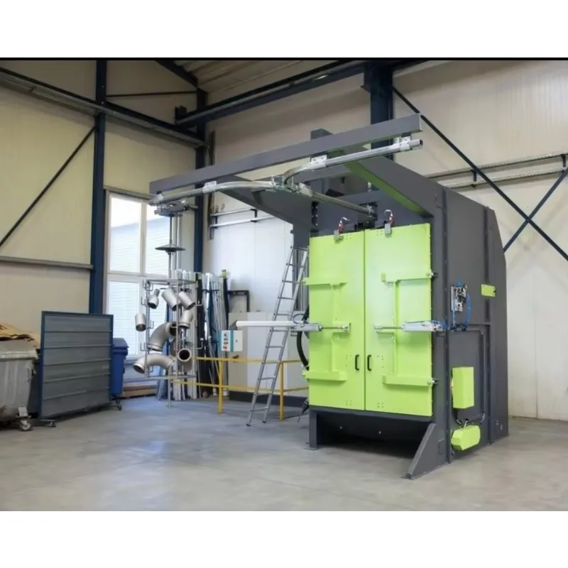 Customized Hook Shot Blasting Equipment with Remote Control Operation Convenient Handling for Large Workpieces Customized Setup
