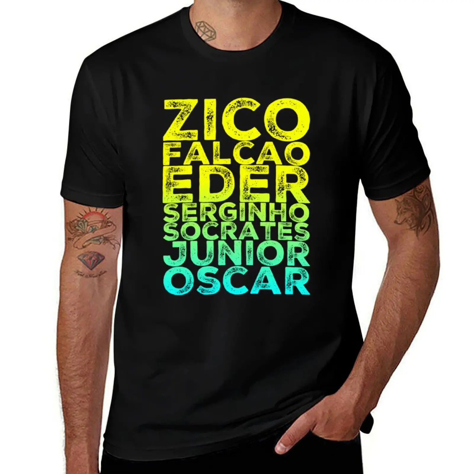 Brazil 1982 zico socrates eder best team never to win world cup79 T-Shirt sublime funny gifts t shirts for men cotton