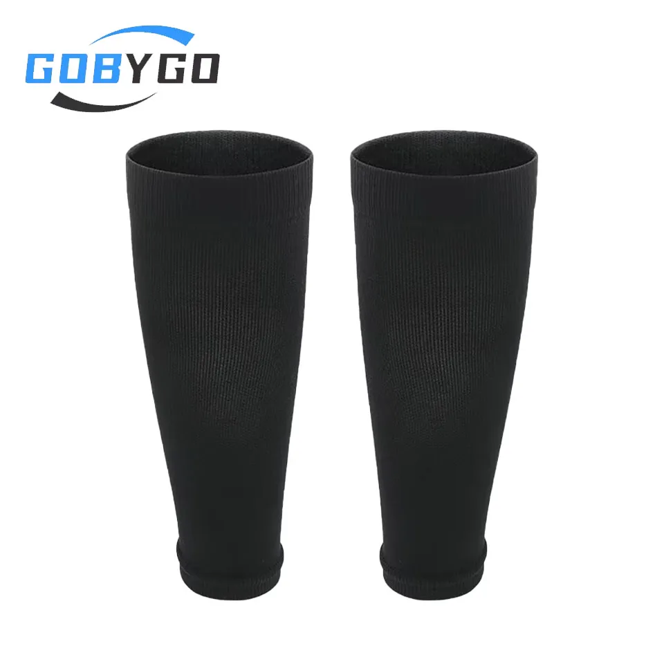 GOBYGO 1Pair Soccer Pressure Socks Compression Calf Badminton Child Adult Football Yoga Sports Leg Socks Breathable Anti Slip