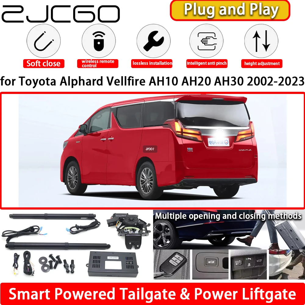 

for Toyota Alphard Vellfire AH10 AH20 AH30 2002-2023 OEM Automatic Electric Powered Tailgate Power Liftgate Tail Gate Lift Kit