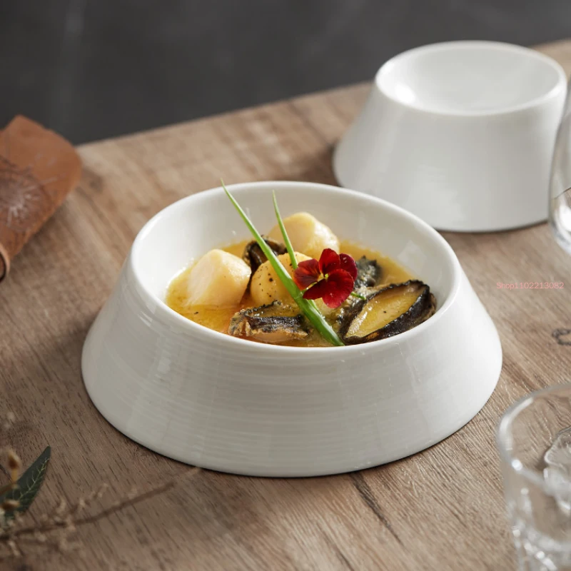 

Chinese Special-shaped Irregular Ceramic Artistic Conception Shape Dish Plate Cold Kitchen Tableware Dessert Pastry