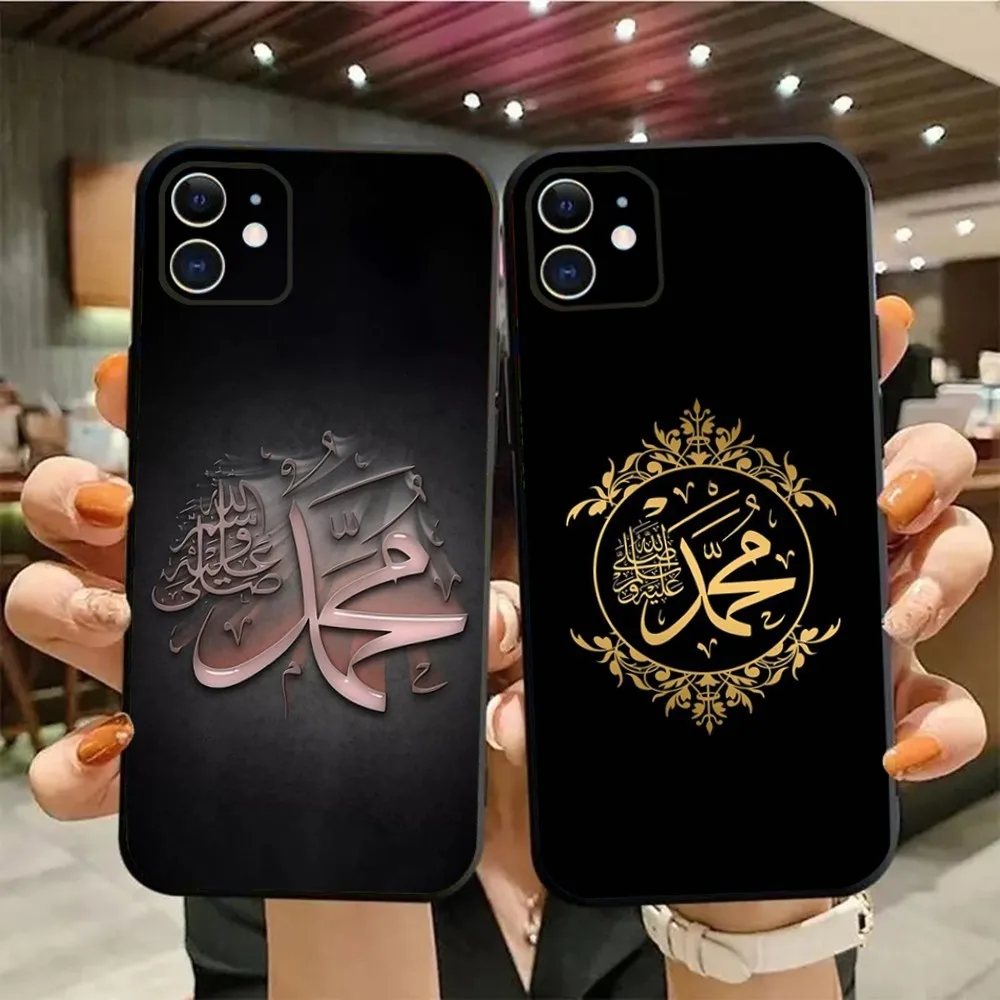 Muhammad Islam Prophet  Phone Case For iPhone15,14,13,12,11,Pro,Max,Plus,Mini,X,XS,XR,8,7,6,S,Plus,SE Soft Black Case