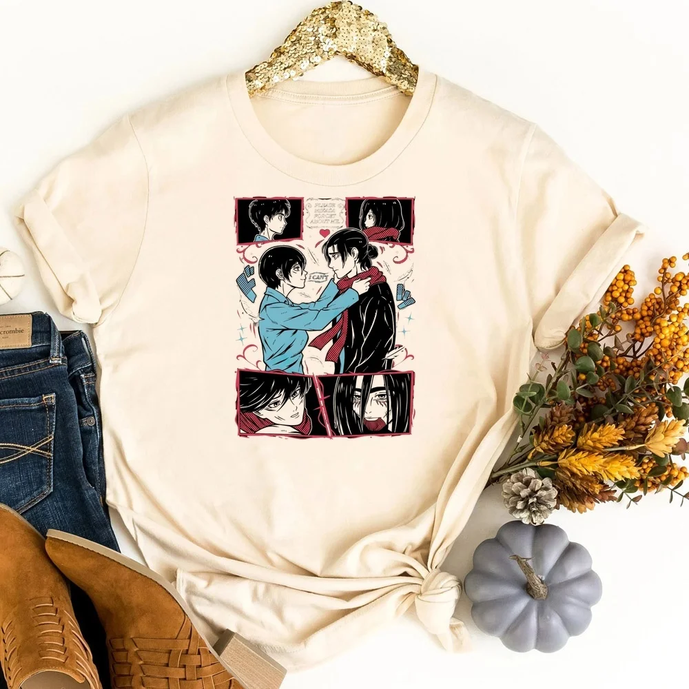Attack on Titan t-shirt shoujo korean fashion emo gyaru t-shirt funny jojifuku emo 80s baddie