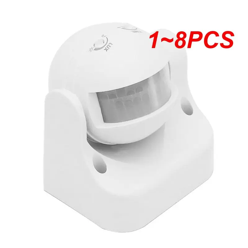 

1~8PCS 220V-240V PIR Infrared Motion Sensor Switch Auto ON-OFF Light Switch PIR Sensor Detector Light Switch Led Sensitive