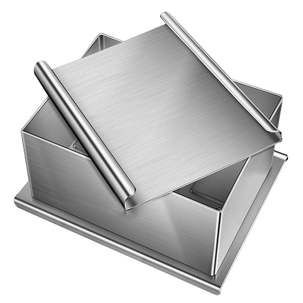 

1Set Stainless Steel Tofu Presser Mold Bean Curd Making Tool DIY Tofu Kit Quick Water Discharge Labor Saving Design