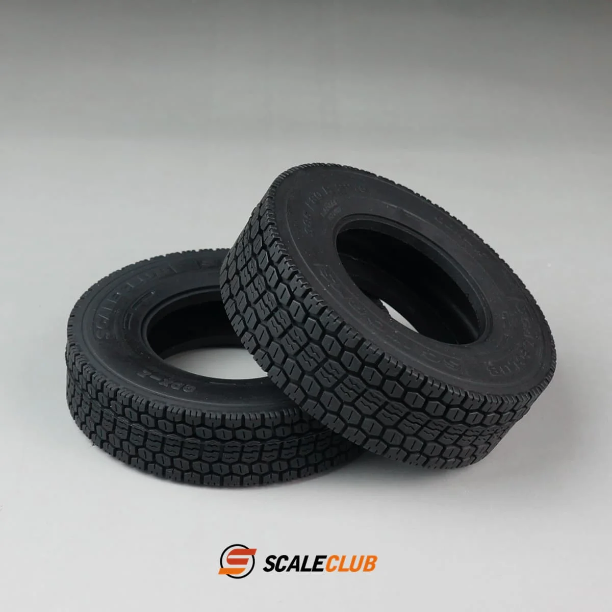 2 PCS 1/14 RC Truck All-Terrain Road Tire Natural High-Quality Rubber Tyre For Tamiya 1/14 RC Tractor Truck Parts Accessories