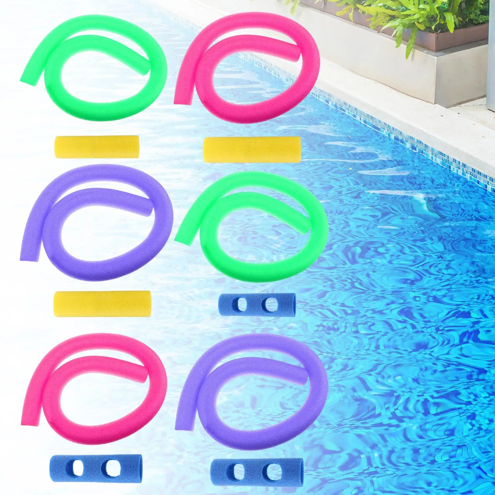 Floating Pool Noodles Foam Tube Water Float Aid Swimming Pool Noodle