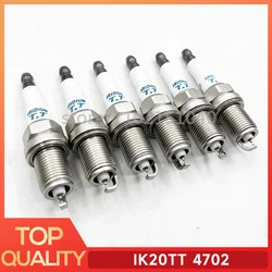 NEW 6PCS IK20TT Dual Iridium Spark Plug For Audi Toyota VW Chery Honda Lexus Subaru Opel Peugeot Seat Skoda IK20TT-4702