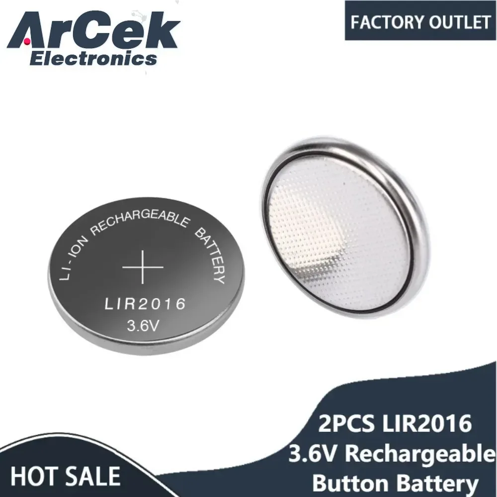 2PCS LIR2016 3.6V L…