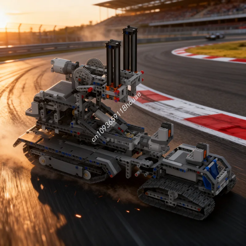 963pcs MOC Mobile Anti Aircraft Gun Working Technical Model Toy Building Christmas Gift Blocks Architecture DIY Creative Idea