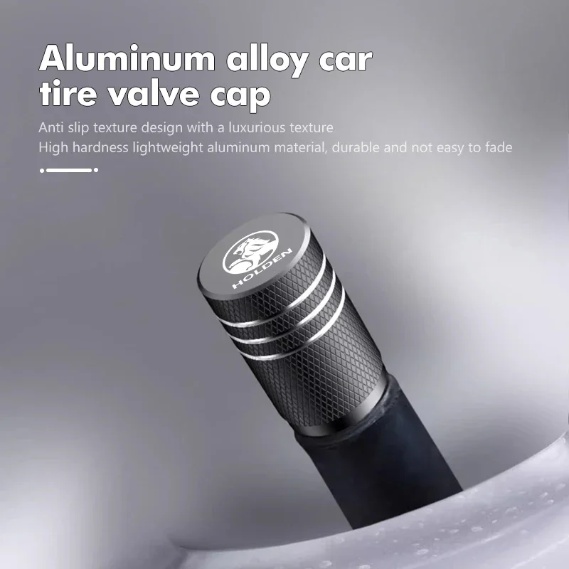 4pcs Car Tire Laser Stripe Wheel Valve Cap Tyre Stem Cover For Holden Captiva Commodor VZ VE Colorado Caprice VT VX VU