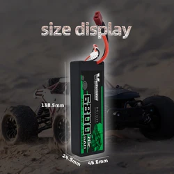 Batería LiPo VSVAW 2S 70C 7,6V para drones y RC