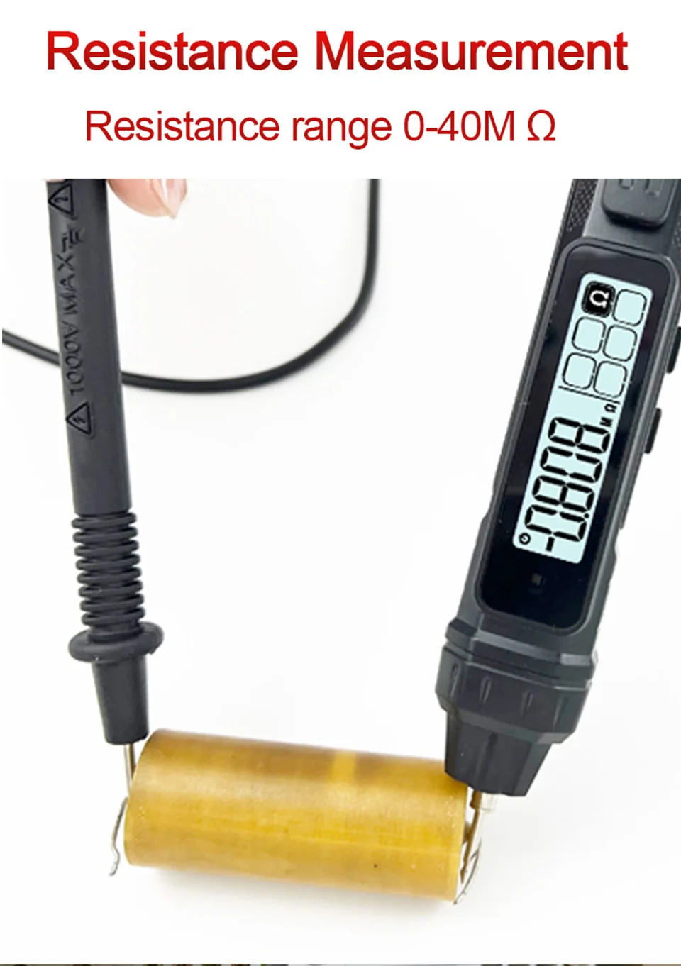 Stift Typ Smart Digital-Multimeter Nicht Kontaktieren Auto Bereich Spannung Detektor Multimetro Widerstand NCV Hohe Präzision Multimetre – Detail 6