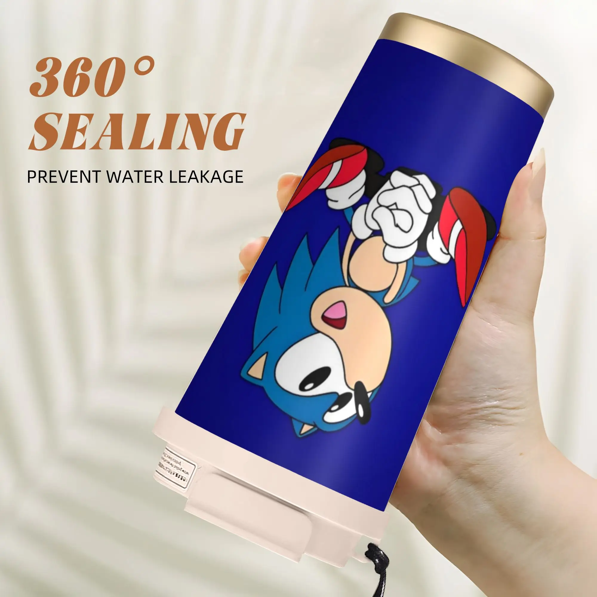 S-Shadow The Hedgehogs Stainless Steel Coffee Cup Cartoon Thermal Cup Travel Outdoor Mug Hot Cold Drink view 6