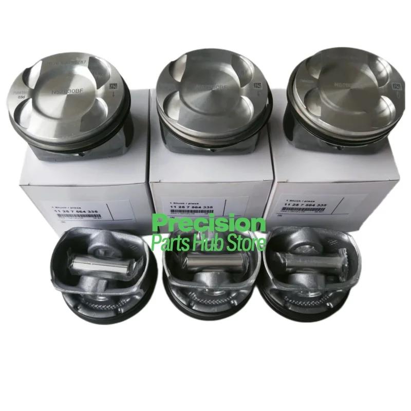 

OEM 11257564335 1 шт. Поршень двигателя для BMW серий 1, 3, 5, 6, 7, X3, X5, Z4 (E87, E90, E60, E63, F01, F25, E89, E70)