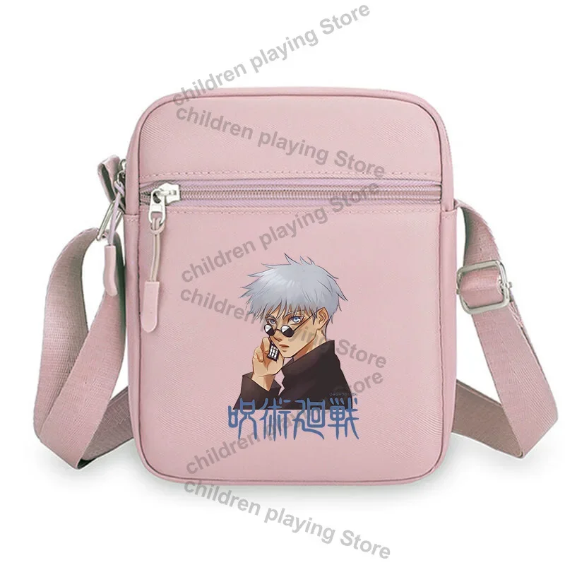 Jujutsu Kaisen série sac à bandoulière Anime Satoru Gojo étudiant décontracté messager sac à bandoulière mode adolescents cadeau d'anniversaire