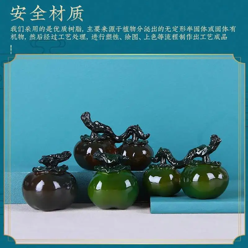 Color-Changing Tea Pet Persimmon Tea Tray Tea Play Art Ornament Чаепитие