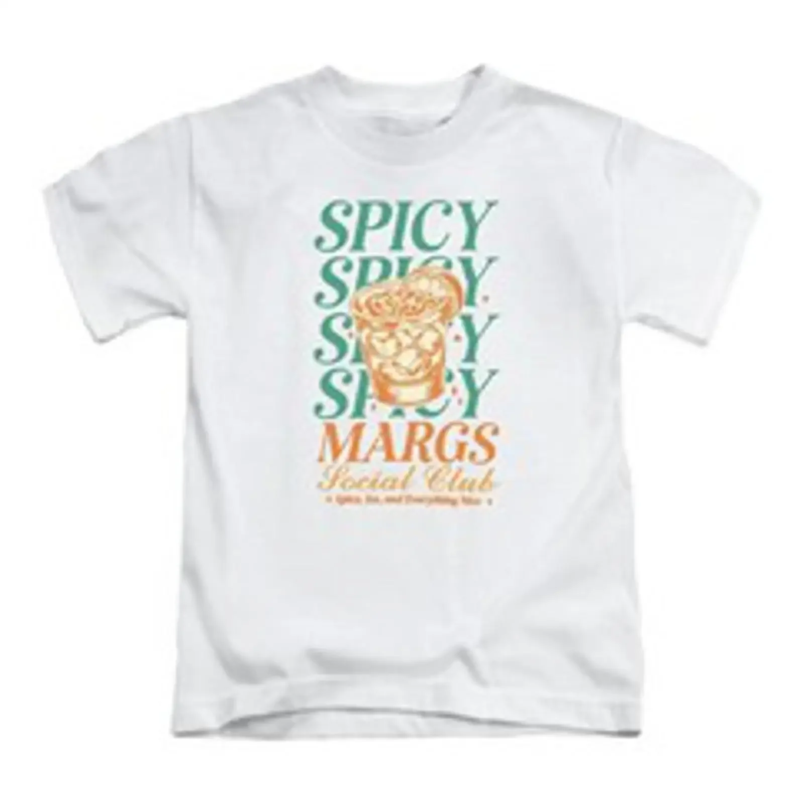 Spicy Margs Social Club Erwachsene T Shirt Fun Alkohol Meme Lustig Top Neu vintage Washed fashion streetwear Comfortable Unisex